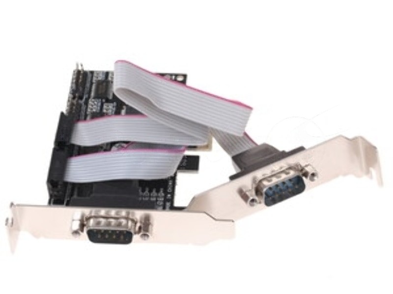 Контроллер ORIENT XWT-PE4SV2LP, PCI-E to COM 4-port (WCH CH384) Low Profile oem 