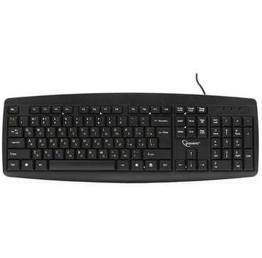 Клавиатура проводная Gembird KB-8351U-BL, USB, черный