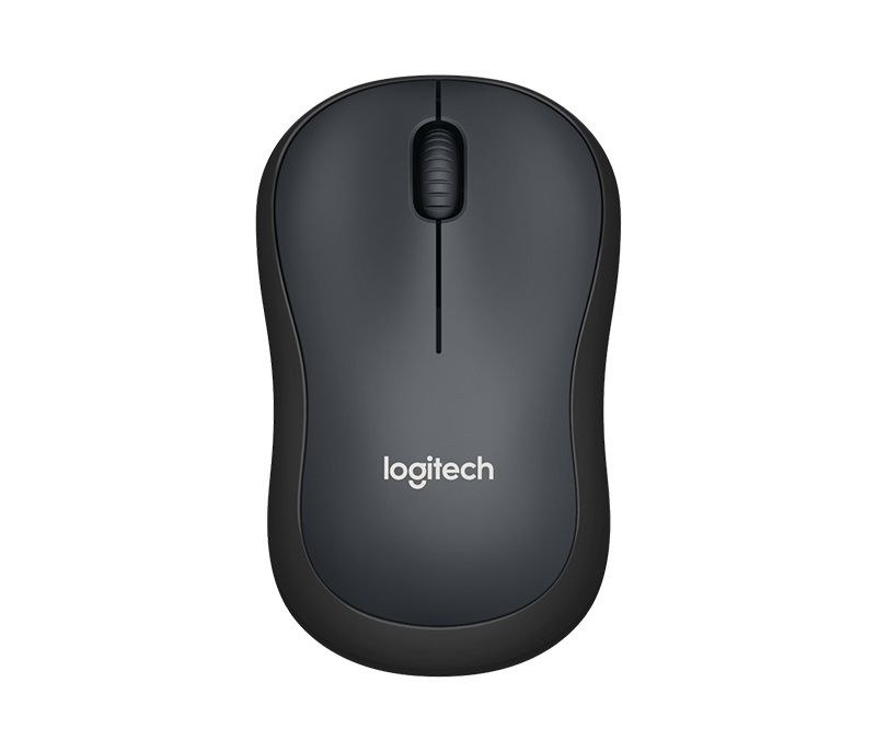Мышь беспроводная Logitech M220 SILENT черный/серый, 1000 dpi, радиоканал, USB, кнопки - 3
