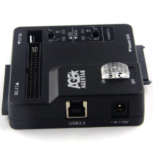 Док-станция для HDD/SSD AGESTAR 3FBCP, черный
