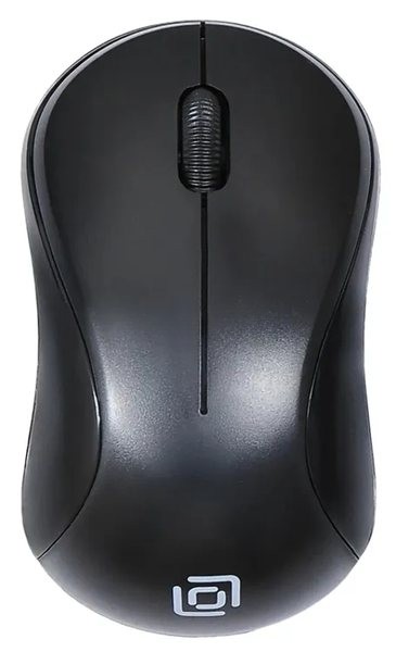 Мышь беспроводная Oklick 605SW черный, 1200 dpi, радиоканал, USB, кнопки - 3