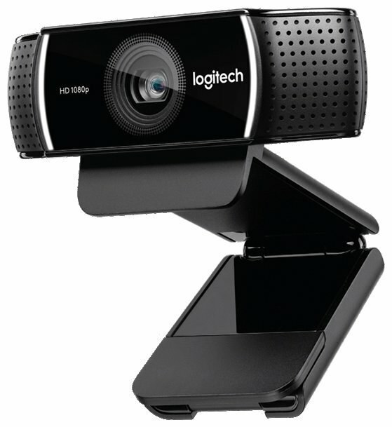 Веб-камера Logitech C922 Pro Stream 1920x1080, 30 кадр/с, USB Type-A, микрофон (2 шт, шумоподавление), автоматическая фокусировка, автоосвещение, универсальное крепление