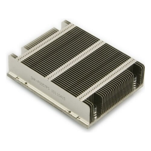 Радиатор для серверного процессора Supermicro SNK-P0057PS, алюминий/медь, 145 Вт, LGA 2011/2011-3, Narrow ILM, 80x26x104 мм