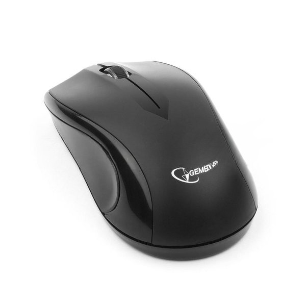 Мышь беспроводная Gembird MUSW-320 черный, 1000 dpi, радиоканал, USB, кнопки - 3