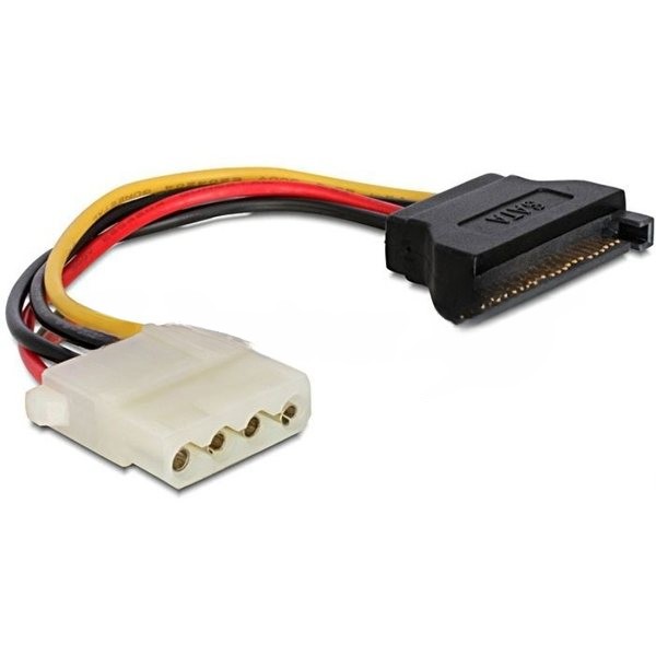 Кабель питания SATA Cablexpert CC-SATA-PS-M, 15 см, sata 15pin/molex 4pin, пакет