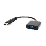 Переходник DisplayPort - VGA Cablexpert A-DPM-VGAF-02, 20M/15F, кабель 15 см, пакет