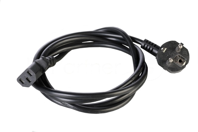 Шнур питания с заземлением IEC 60320 C13/EU-Schuko, 10А/250В (3x1,0), 5 м. (R-10-Cord-C13-S-5)