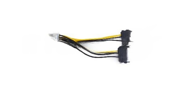 Разветвитель питания Cablexpert CC-PSU-83, 2xSATA->PCI-Express 8pin, для подключения в/к PCI-Е (8pin) к б/п ATX