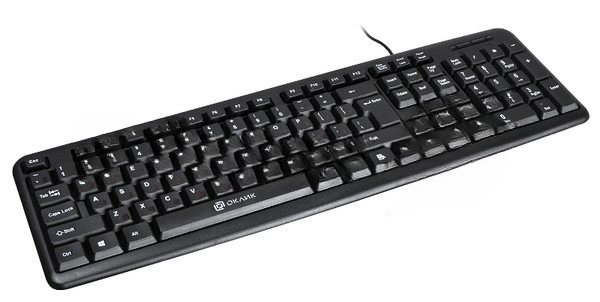 Клавиатура Oklick 90M проводная, USB Type-A, чёрный
