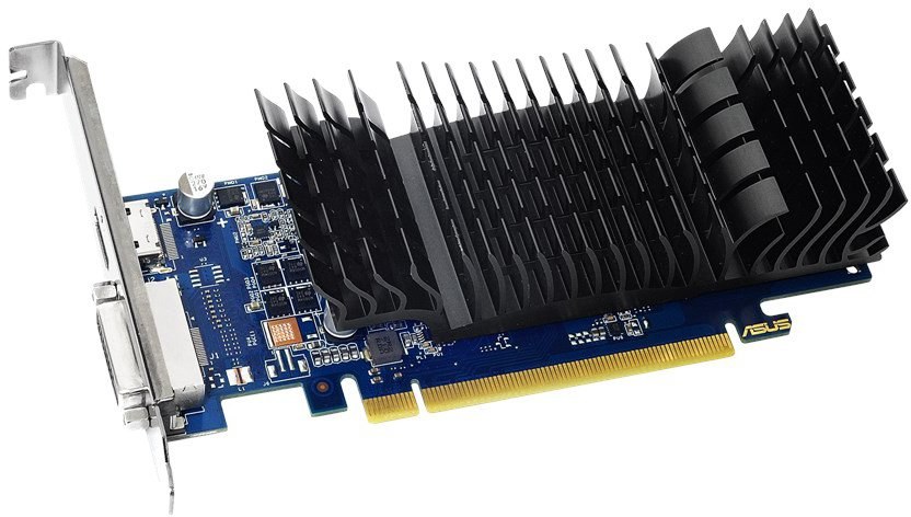 Видеокарта ASUS GeForce GT 1030, 2 GB GDDR5, 64 bit, HDMI, DVI-D, GPU 1228 MHz