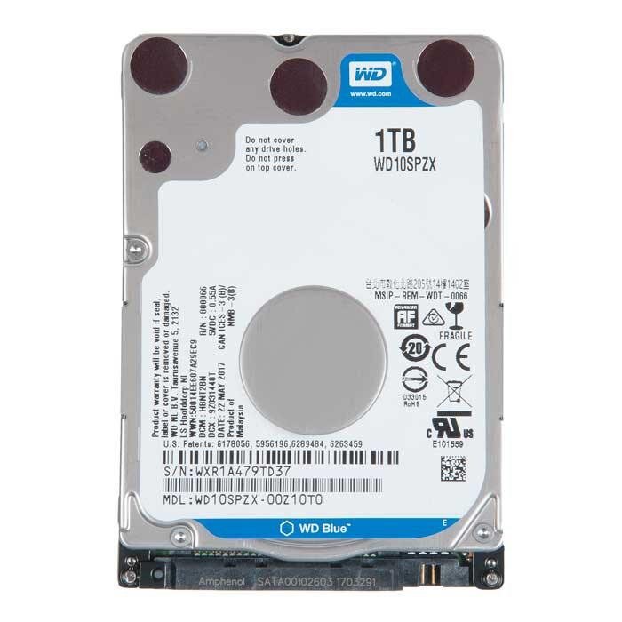 Жесткий диск Western Digital Blue WD10SPZX 1ТБ 2,5" 5400RPM 128MB (SATA III) Mobile