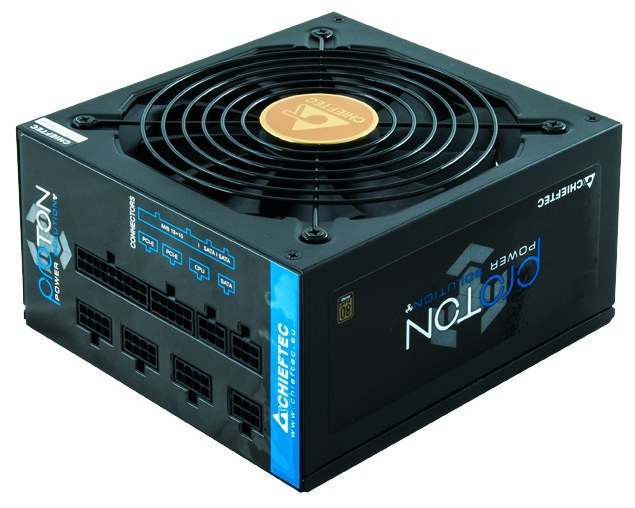 Блок питания Chieftec BDF-750C, 750Вт 80 PLUS Bronze, 140мм, модульный, черный