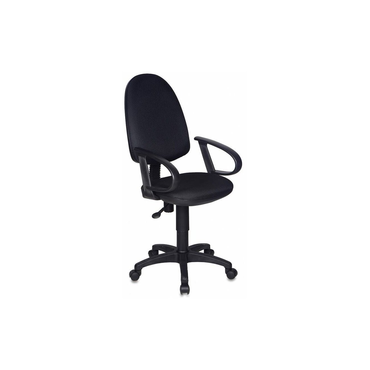Кресло Бюрократ CH-300/BLACK черный, экокожа, 120 кг, механизм качания