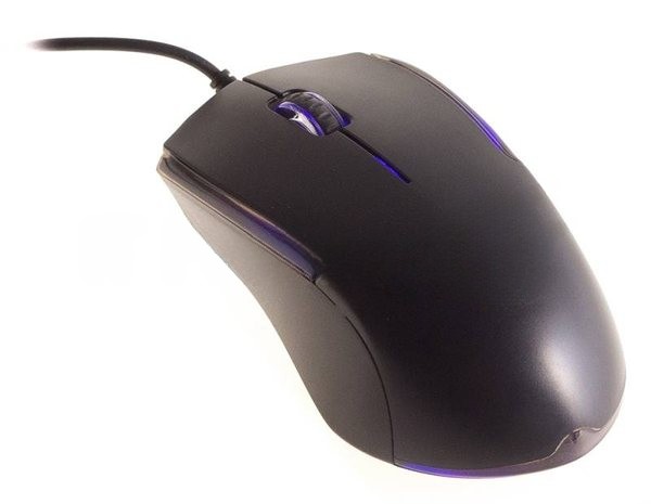 Мышь проводная Oklick 245M черный, 1000 dpi, USB, кнопки - 3