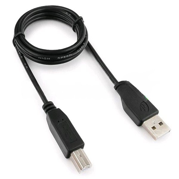 Кабель Гарнизон USB 2.0, AM/BM, 1м, пакет (GCC-USB2-AMBM-1M)