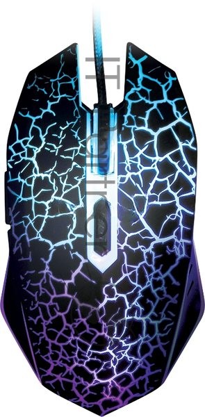 Мышь проводная Qumo Terra M02 черный, 3200 dpi, USB, кнопки - 6