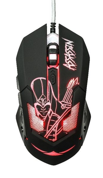 Мышь проводная Qumo Dragon War Assassin M33 черный, 3200 dpi, USB, кнопки - 6