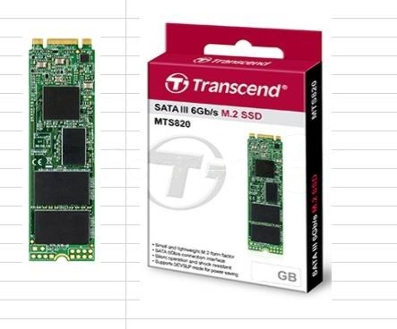 Накопитель SSD Transcend MTS820, 240GB, M.2, SATA III, R/W 550/420