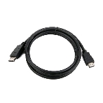 Кабель Cablexpert DisplayPort->HDMI, 10м, 20M/19M, черный, экран, пакет