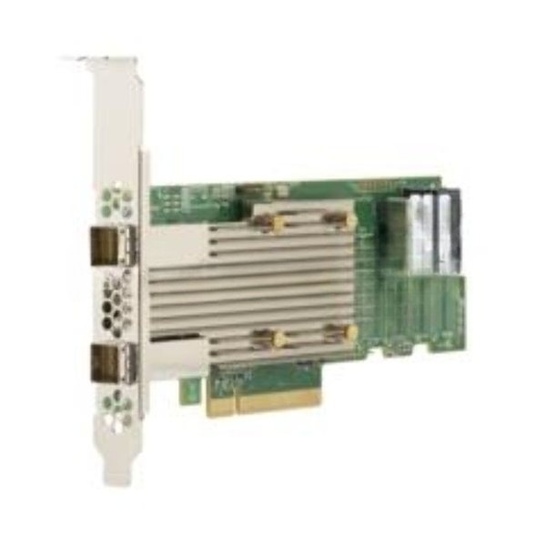 Контроллер LSI SAS 9400-8i8e SGL (05-50031-02), PCIe 3.1 x8 LP, Tri-Mode SAS/SATA/NVMe 12G HBA, 16port(2*int SFF8643+2*ext SFF8644), 3516 IOC
