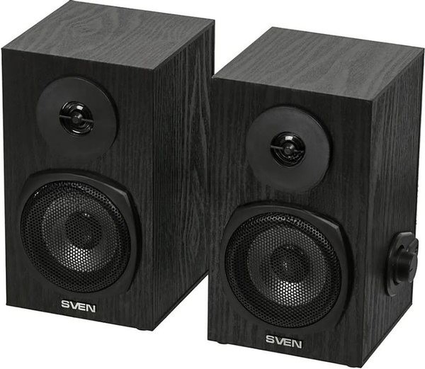 Акустическая система SVEN SPS-575 2.0 черный 6Вт