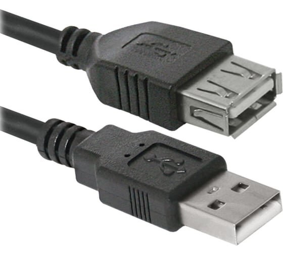 Кабель USB Defender USB02-17 USB2.0 AM-AF, 5.0м