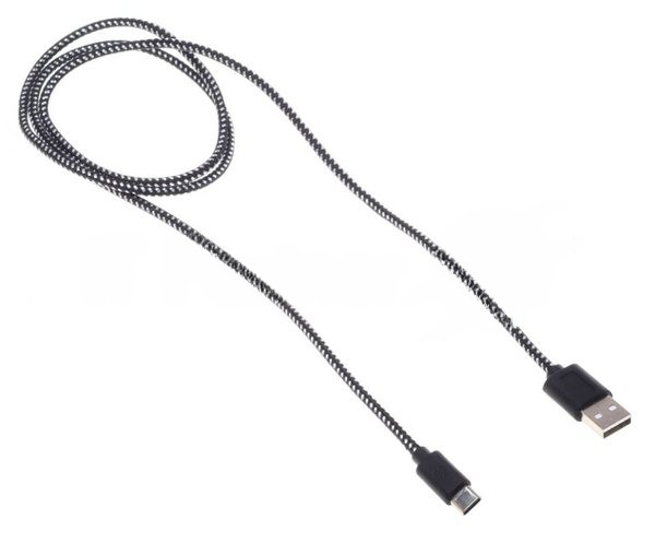 Кабель Buro Braided USB A(m)-USB Type-C (m) 1м (BHP RET TYPEC1)