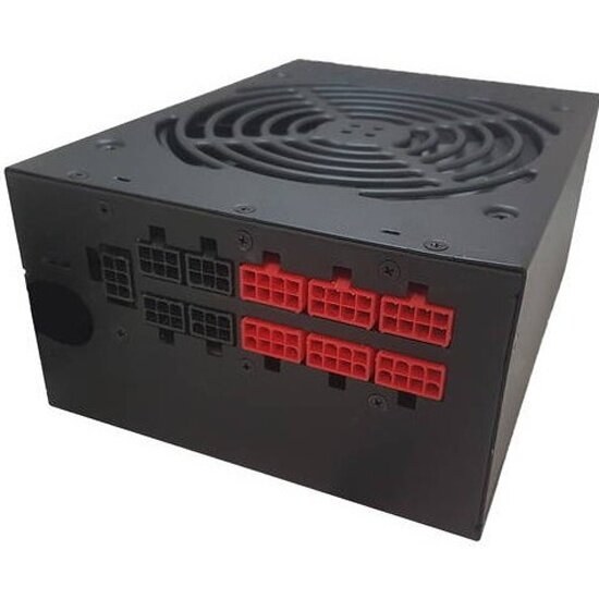Блок питания CWT PUO1050V-G, 1050Вт, 80 PLUS Gold, 140мм, модульный, черный