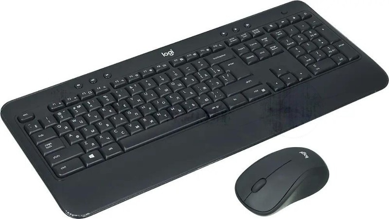 Комплект клавиатура+мышь Logitech MK540 беспроводной, USB, 1000 DPI, чёрный