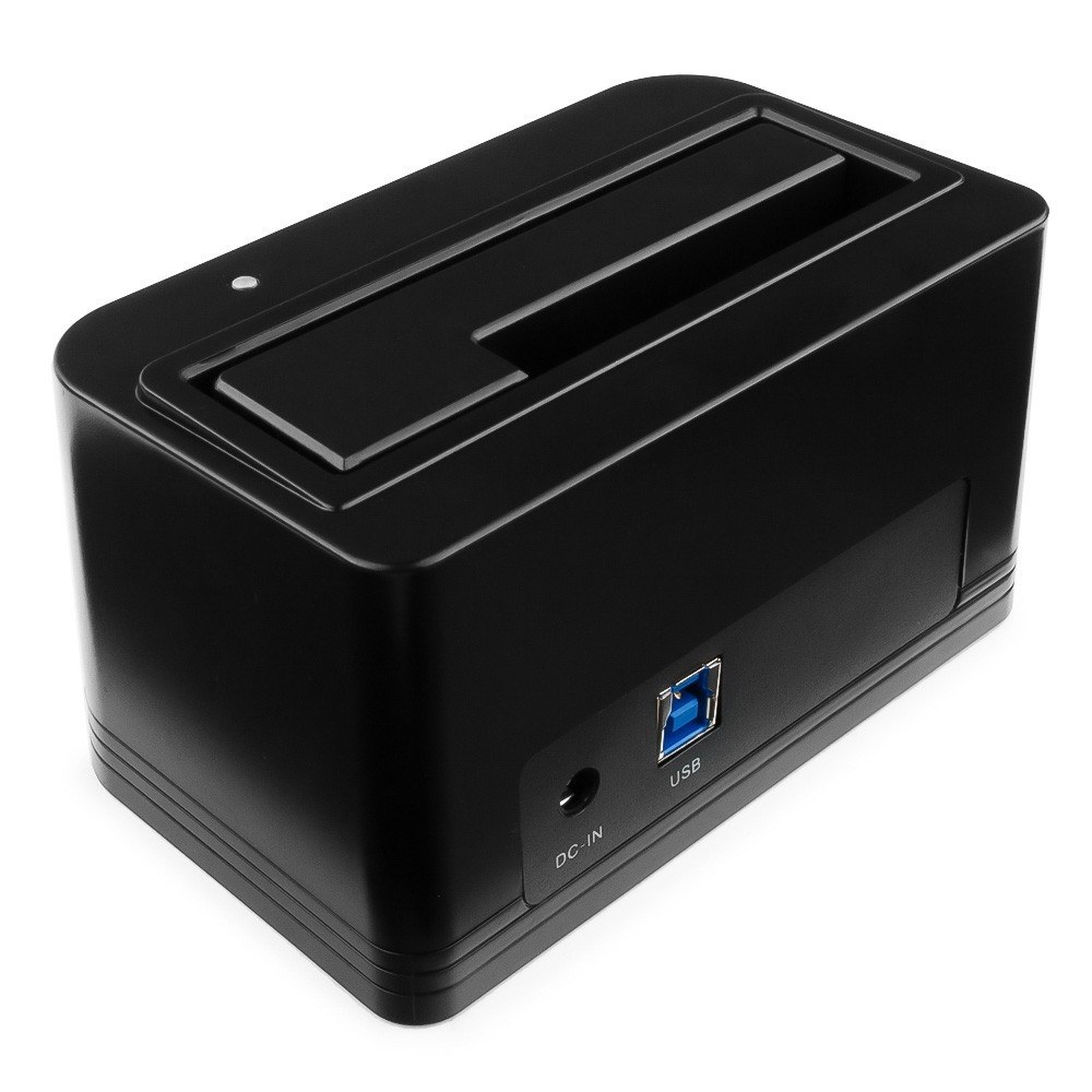 Докстанция 2.5"/3.5" Gembird HD32-U3S-4, черный, USB 3.0, SATA, HDD/SSD