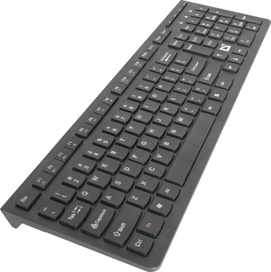 Комплект клавиатура+мышь Defender Columbia C-775 беспроводной, USB, 1600 DPI, чёрный