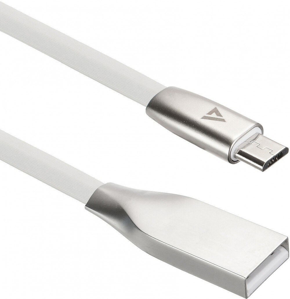 Кабель USB ACD-Infinity MicroUSB - USB-A TPE, 1.2м, белый