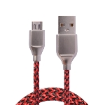 Кабель USB ACD-Titan MicroUSB - USB-A Нейлон, 1м, красно-черный