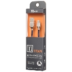 Кабель USB ACD-Titan Lightning - USB-A Нейлон, 1м, сине-черный