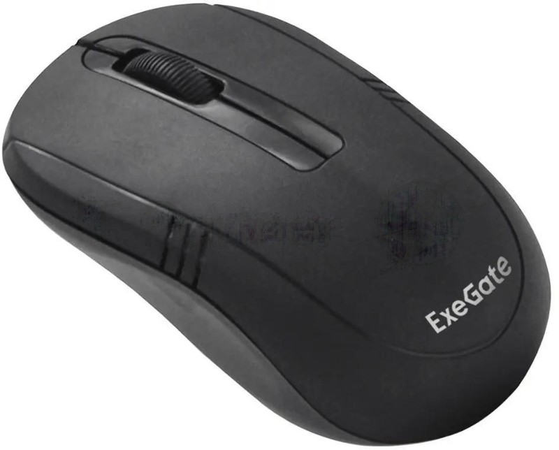 Мышь беспроводная ExeGate Professional Standard SR-9021 черный, 1200 dpi, радиоканал, USB, кнопки - 3
