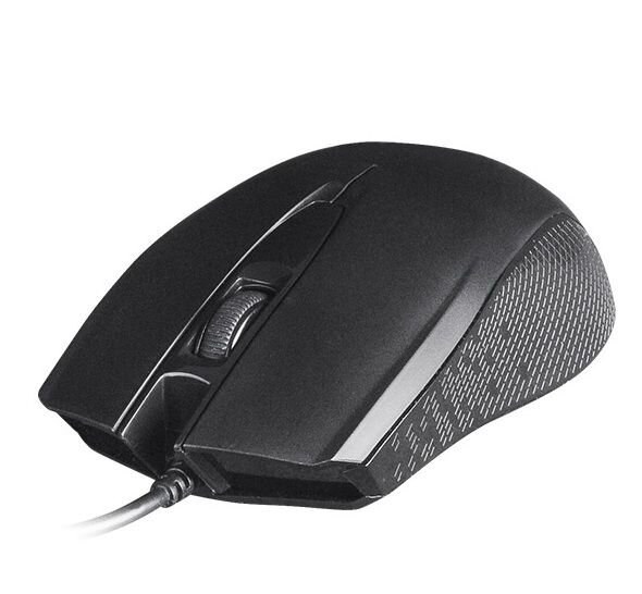 Мышь проводная A4Tech OP-760 черный, 1200 dpi, USB Type-A, кнопки - 3