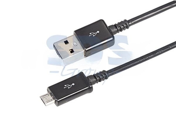 Кабель Rexant USB кабель microUSB длинный штекер 1М черный