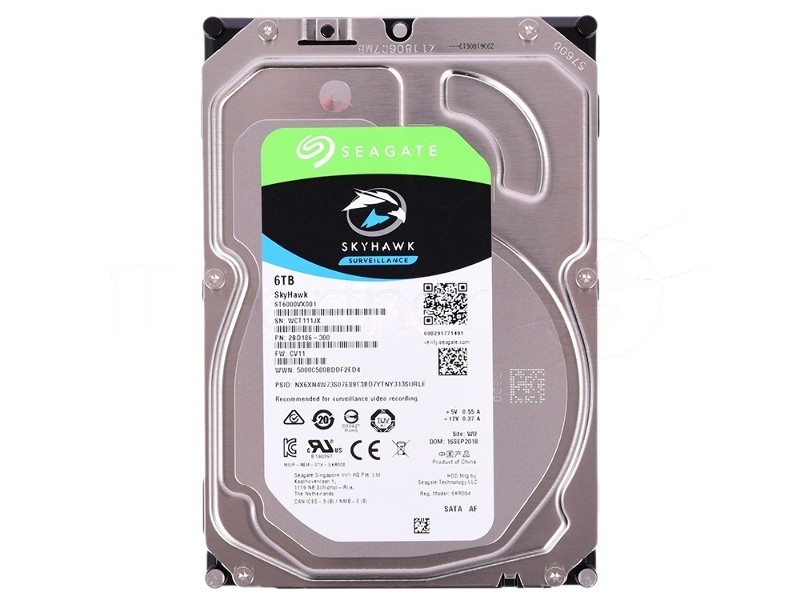 Жесткий диск Seagate 6TB 5400rpm SATA 6GB/S 256MB ST6000VX001 Seagate SkyHawk