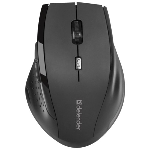 Мышь беспроводная Defender Accura MM-365 черный, 1600 dpi, радиоканал, USB, кнопки - 6