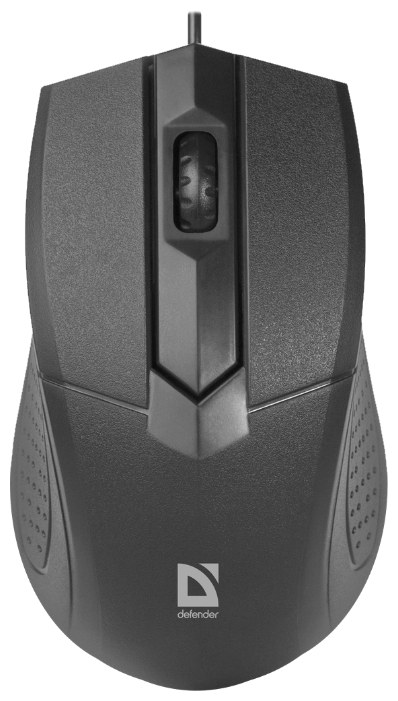 Мышь проводная Defender Optimum MB-270 черный, 1000 dpi, USB, кнопки - 3