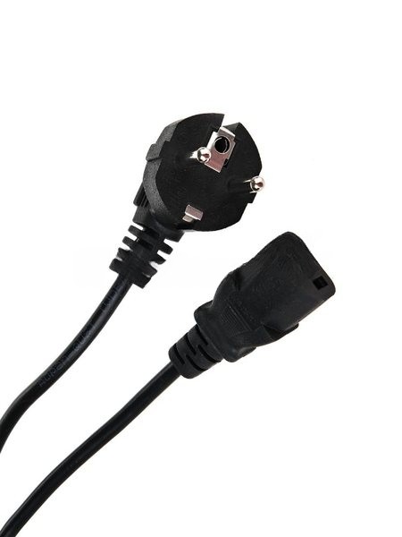 Кабель компьютер-розетка AOpen 1.8м 220V (EURO) VDE 3Gx0,5мм2 QUST ACE021-1.8M