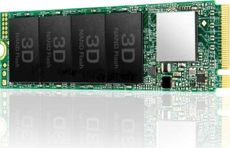 Накопитель SSD Transcend MTE110S, 128Gb, M.2 2280, PCIe 3.0 x4, NVMe, R/W 1600/400