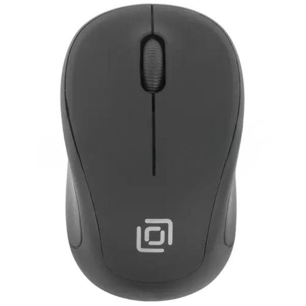 Мышь беспроводная Oklick 665MW черный, 1000 dpi, радиоканал, USB, кнопки - 3