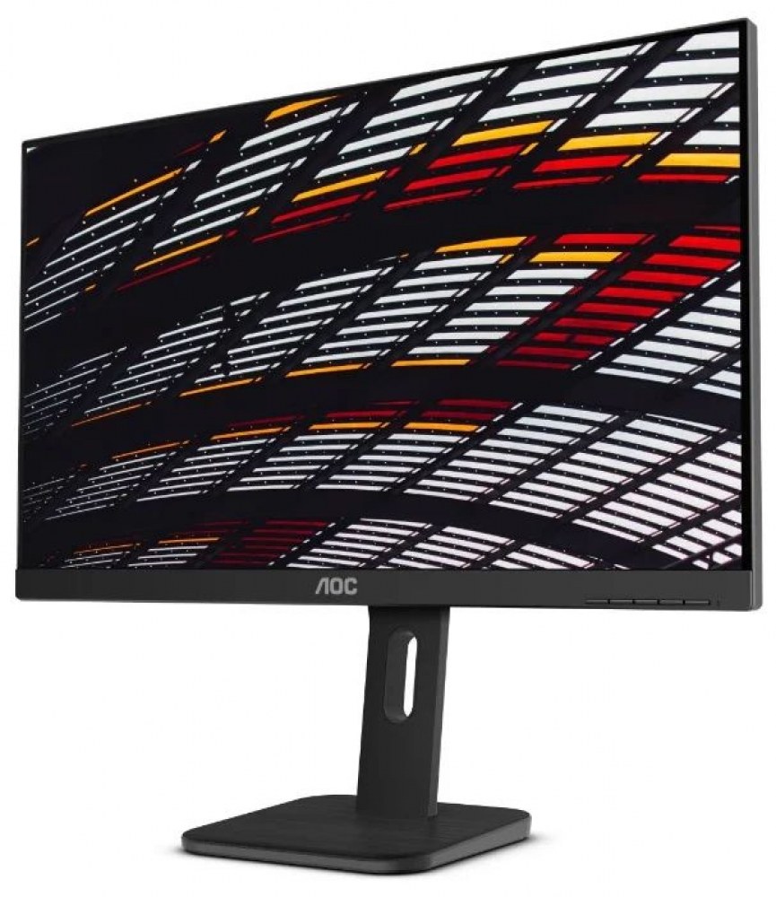 Монитор 23.8" AOC 24P1 IPS 1920x1080, 76 Гц, 5 мс, 16:9, 250 кд/м², HDMI, DisplayPort, DVI-D, VGA, Flicker Free, Low Blue Light, черный