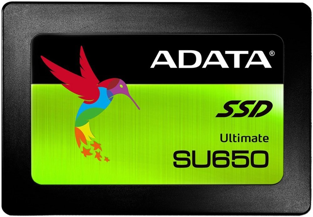 Накопитель SSD ADATA SU650, 240Gb, SATA III, 2.5", R/W 520/450