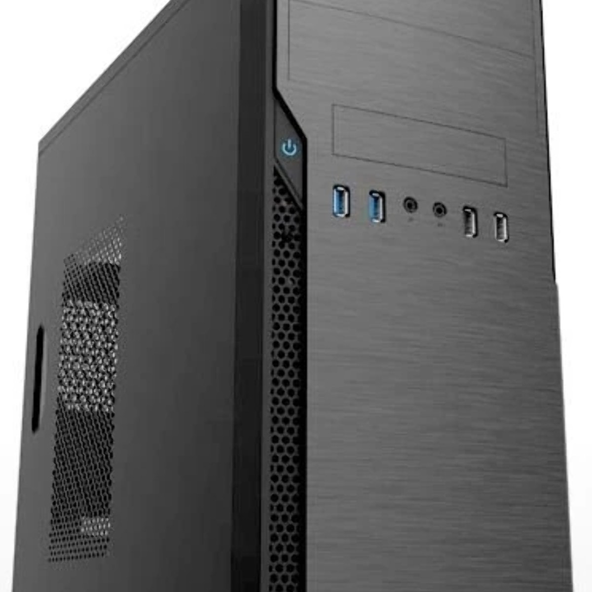 Компьютерный корпус с блоком питания 450Вт. Case Foxline mATX, 450W, 2xUSB 3.0, 2xUSB 2.0, powercord