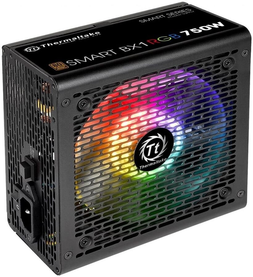 Блок питания Thermaltake Smart PS-SPR-0750NHSABE-1, 750Вт, 80 PLUS Bronze, 120мм, черный