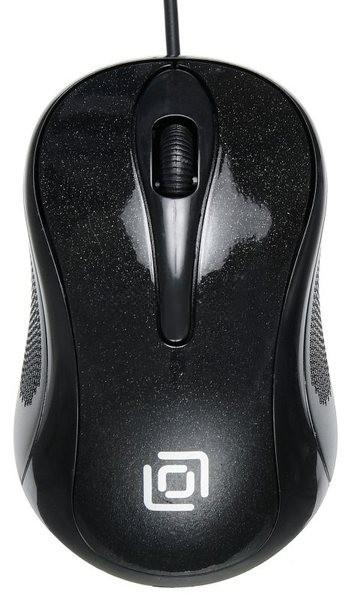 Мышь проводная Oklick 385M черный, 1000 dpi, USB, кнопки - 3