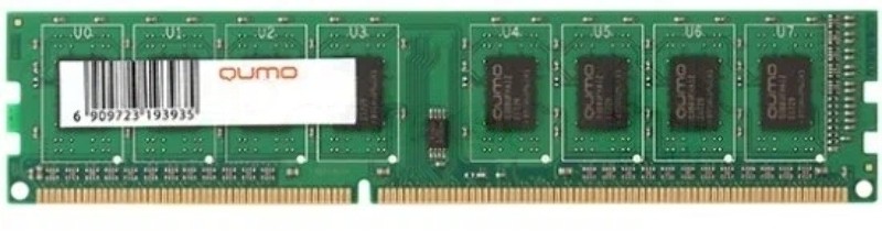 Оперативная память Qumo, DDR3, 4GB (1x4 GB), 1600 MHz, CL11, DIMM