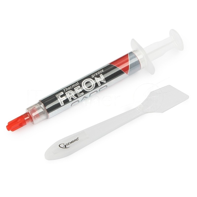 Термопаста Gembird FreOn Nano GF-31-1.5, 1.5 г, 5.8 Вт/(м⋅К), шприц